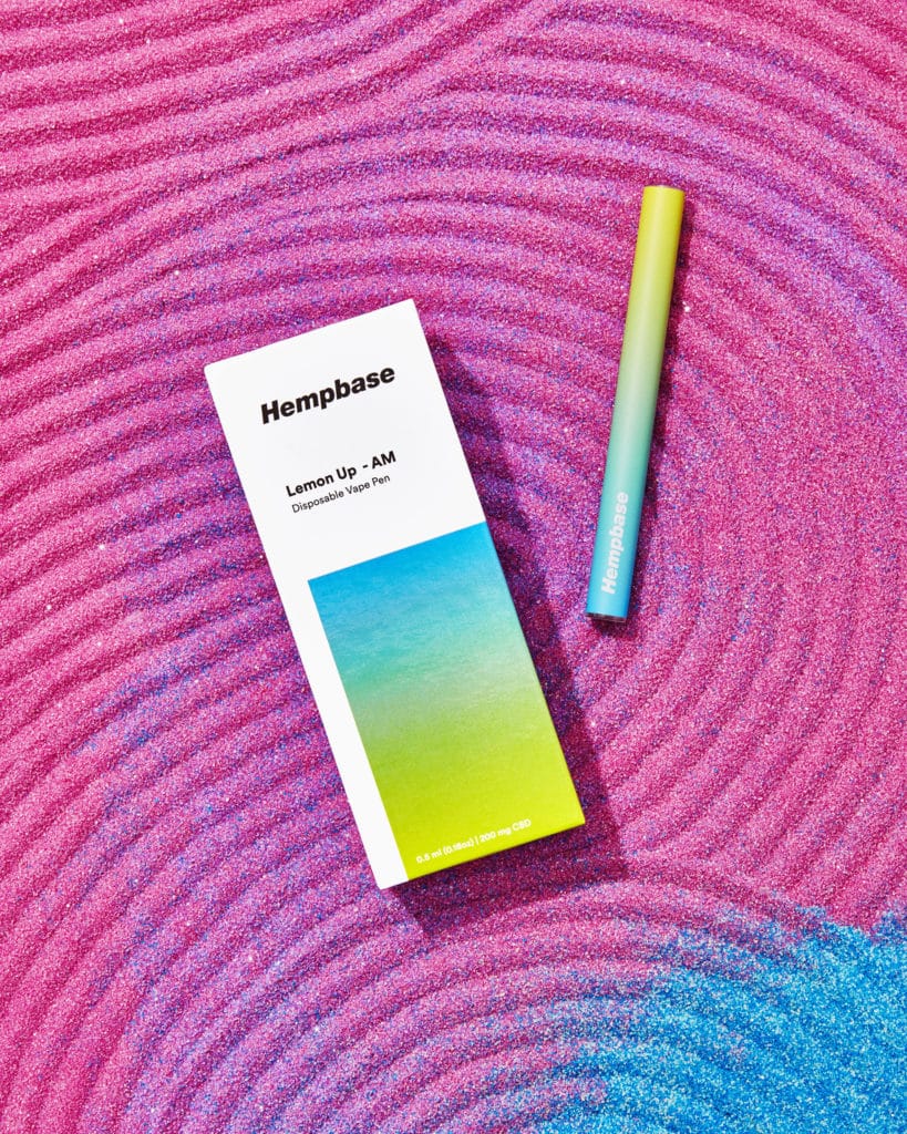 Lemon Up AM Disposable Pen 200mg CBD Hempbase LIIV Organics